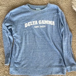 Delta Gamma terrycloth sweatshirt